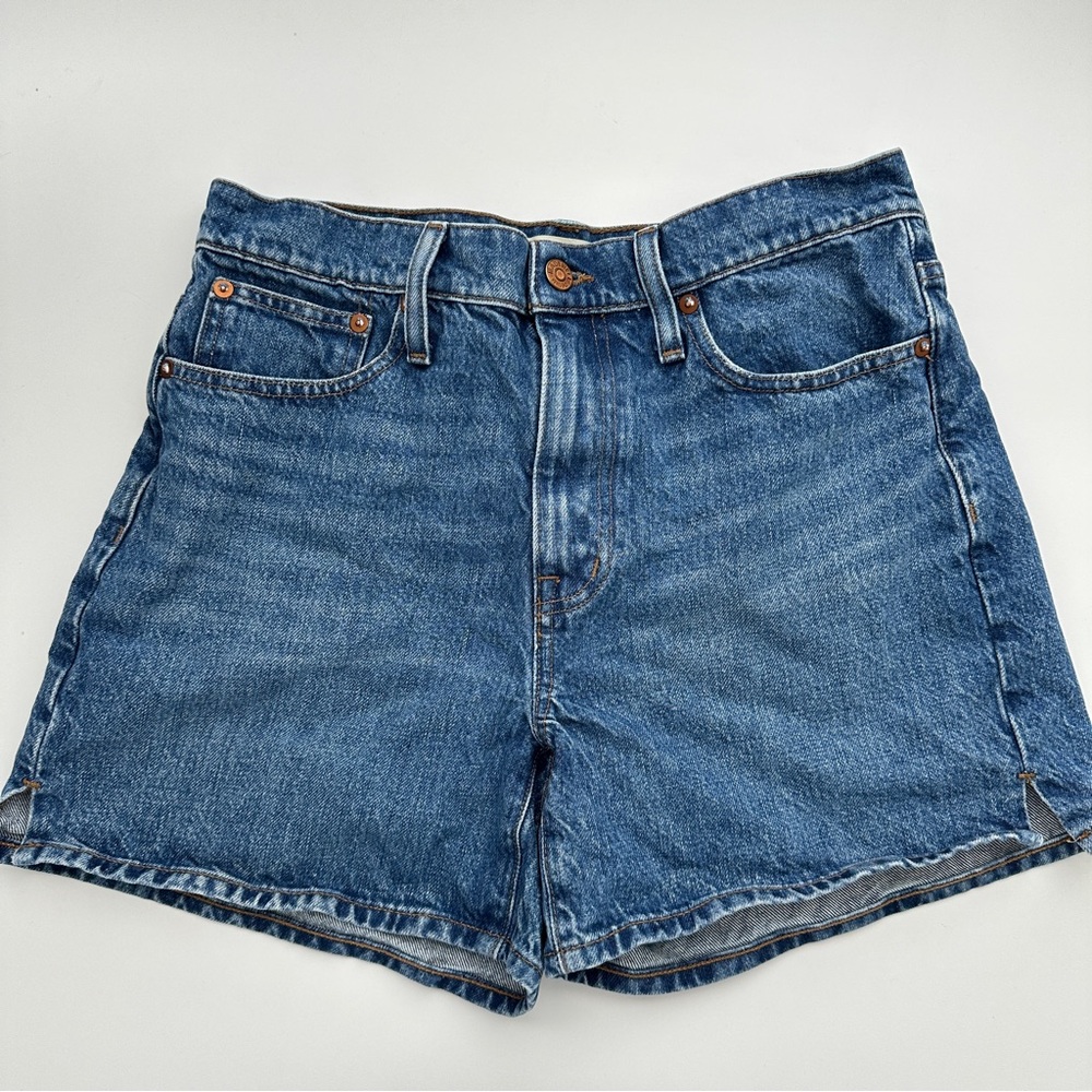 Madewell Relaxed Mid-Length Denim Shorts, 26